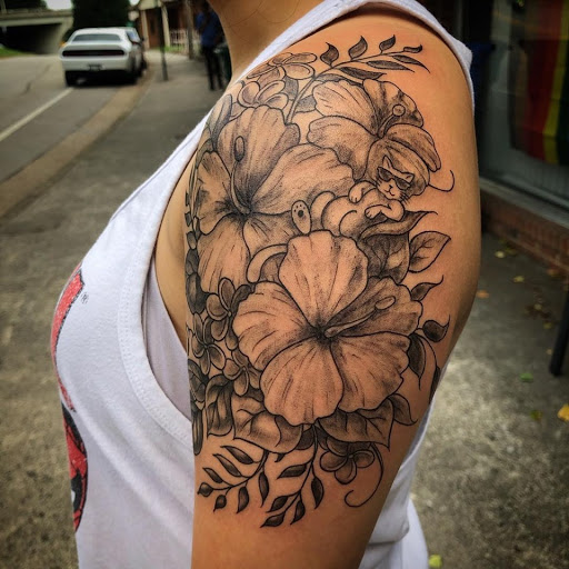 Explore 2pac tattoo ideas, creative tattoo ideas in Chattanooga, available at Standard Ink Tattoo Co