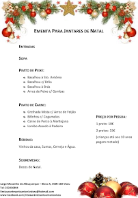 Santo António em Viseu menu n° 4