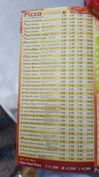 Menu du Appetito's à Enger