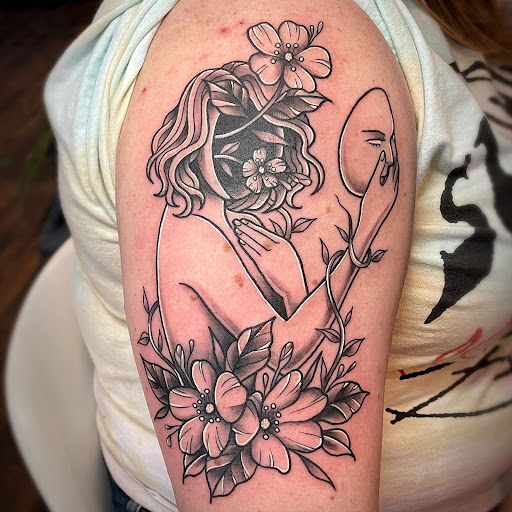 Explore small car tattoo ideas, creative tattoo ideas in Charles Town, available at Blue Heron Tattoo