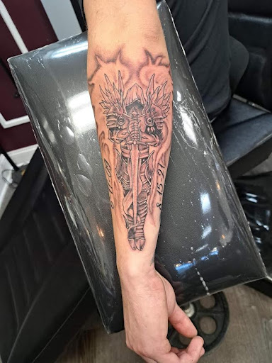 Explore memorial tattoo ideas for husband, creative tattoo ideas in Westland, available at Premier Tattoo Company Westland