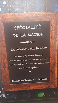 Restaurant L'Escapade à Loudenvielle - menu / carte