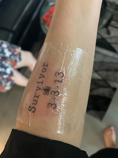 Explore tattoo ideas for kids names, creative tattoo ideas in Anchorage, available at HardLines Tattoo & Design