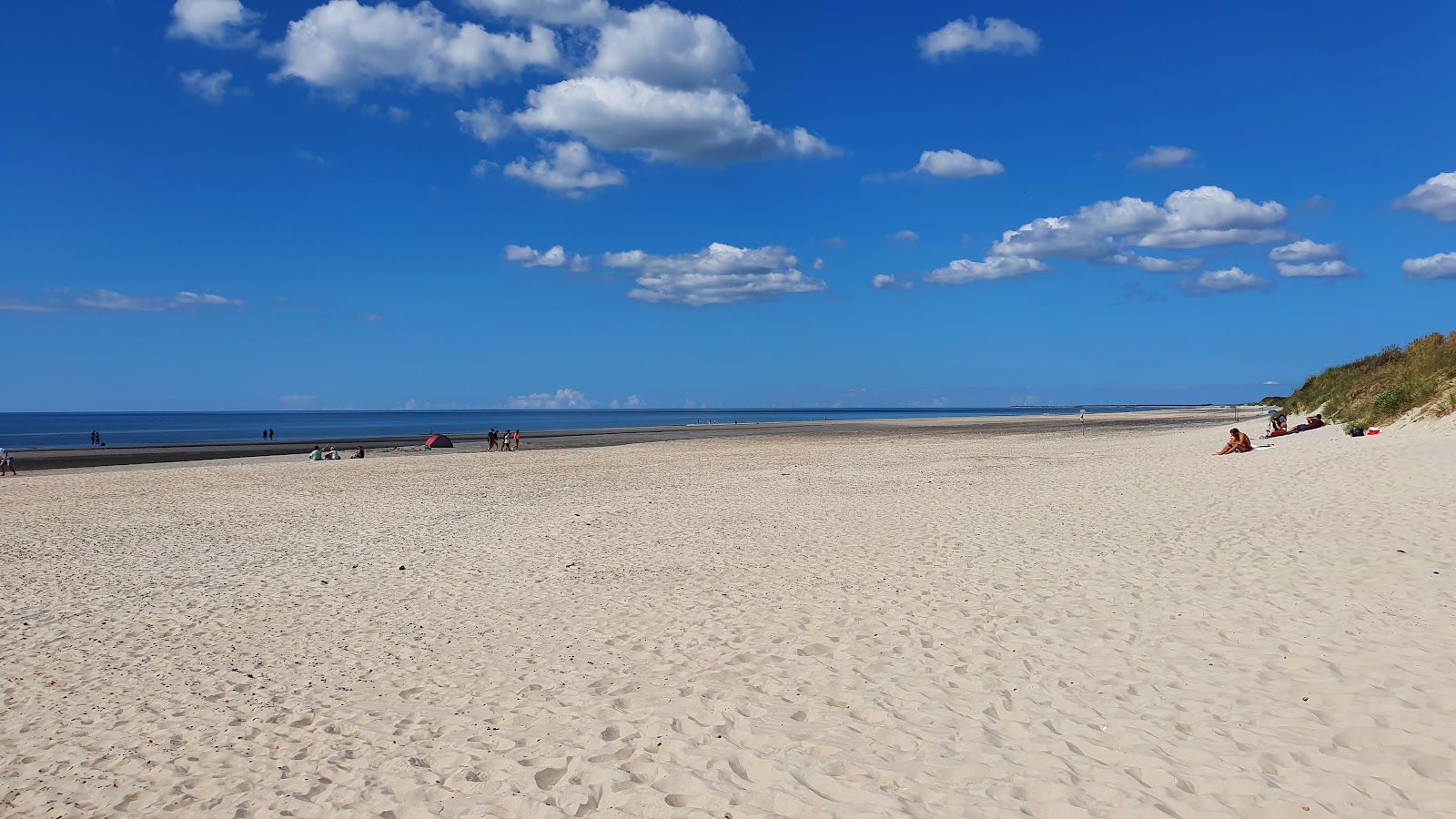 Hoje Knolde Beach的照片 带有长直海岸