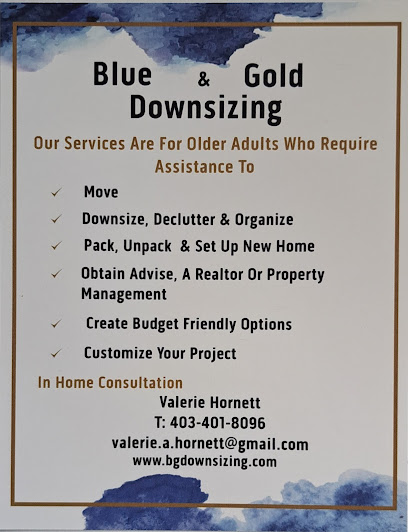 Blue and Gold Downsizing