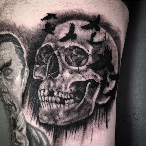 Explore name cover up tattoo ideas, creative tattoo ideas in Clarksburg, available at Art & Soul Studio Of Tattoo