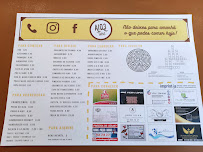 Restaurant AiQ3 Tapas à Sandim (le menu)