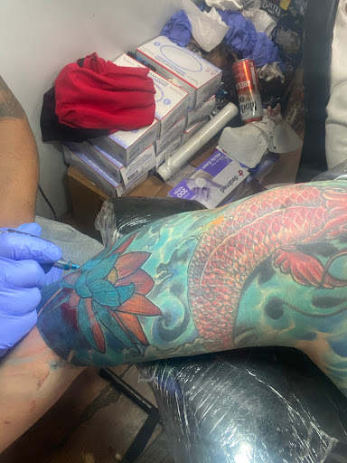 Explore back of the arm tattoo ideas, creative tattoo ideas in Brooklyn, available at HARD LIFE INK