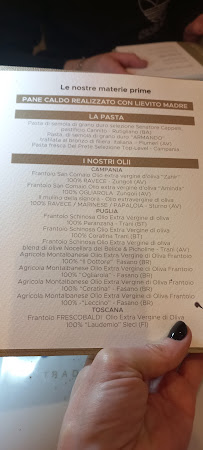 Menu du Nonna Tittina à Naples