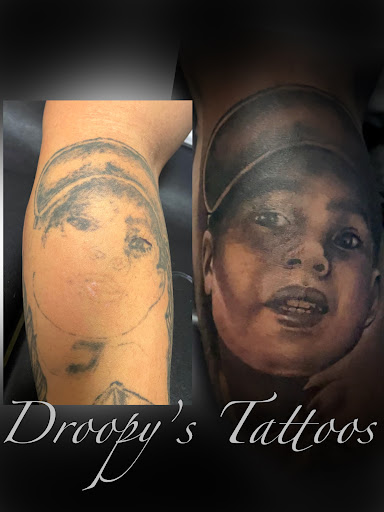 Explore leaf tattoo ideas, creative tattoo ideas in Dallas, available at Empire barbers & Ink