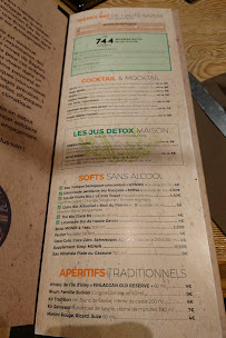 La Cabane à Annecy menu