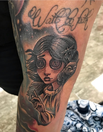 Explore hand skull tattoo ideas, creative tattoo ideas in Fort Worth, available at HEAVY METAL TATTOO