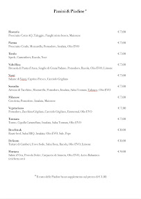 Menu / carte de Hostaria del Mercato Vecchio à Vigevano