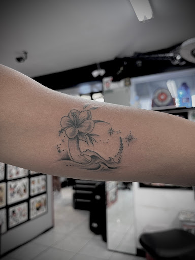 Explore leg tattoo male ideas, creative tattoo ideas in Honolulu, available at Sacred Art Tattoo Waikiki