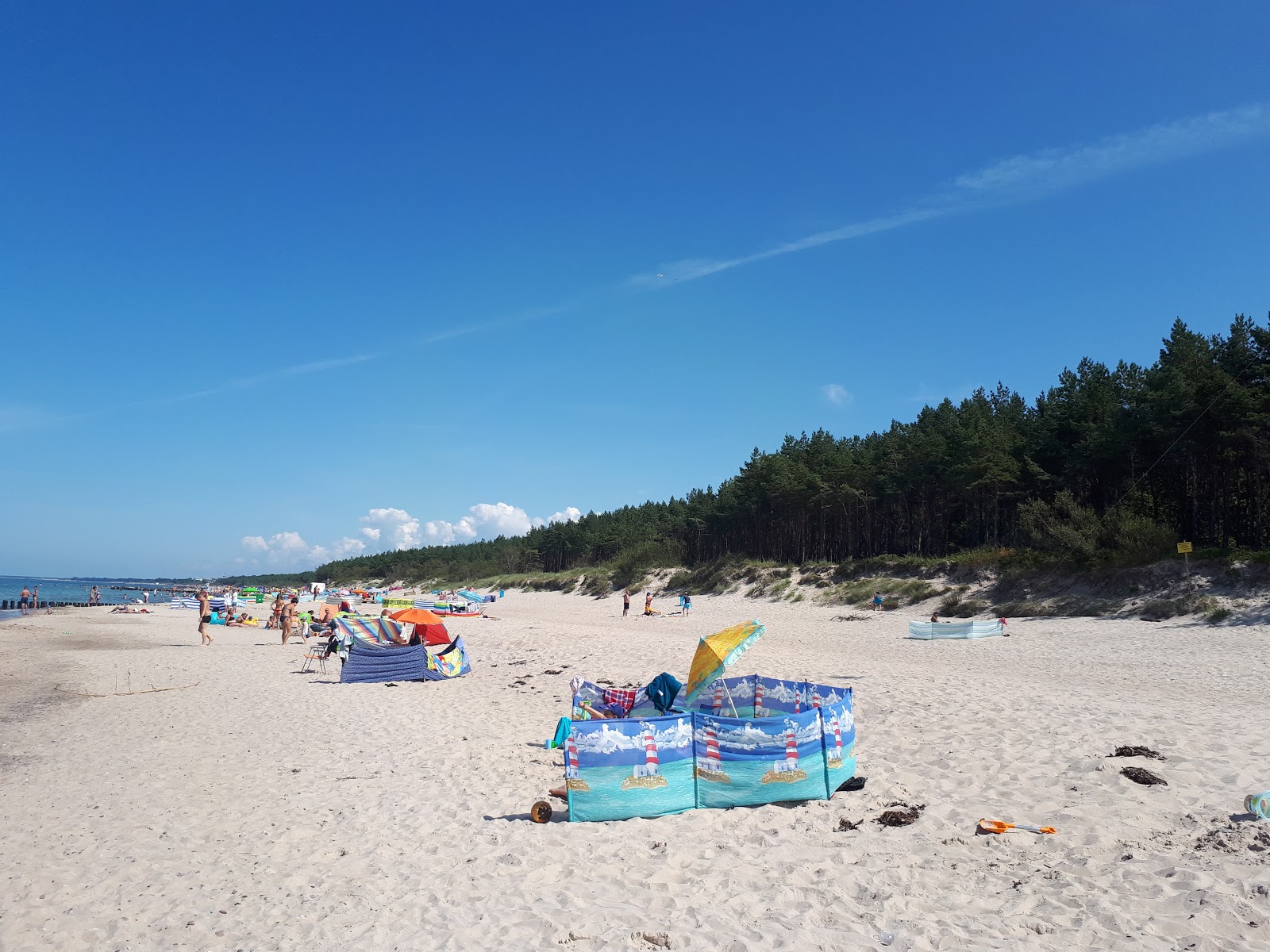 Mielenko beach的照片 具有非常干净级别的清洁度