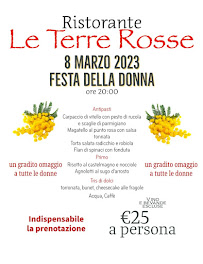 Ristorante Le Terre Rosse à San Maurizio menu