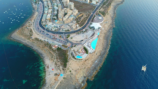 Qawra Point Beach