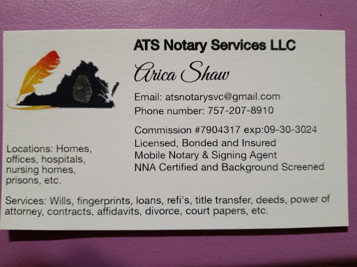 A.T.S Notary Svc LLC (also apostilles)