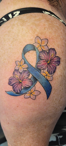 Explore flower wrist tattoo ideas, creative tattoo ideas in Honolulu, available at Sacred Art Tattoo Waikiki