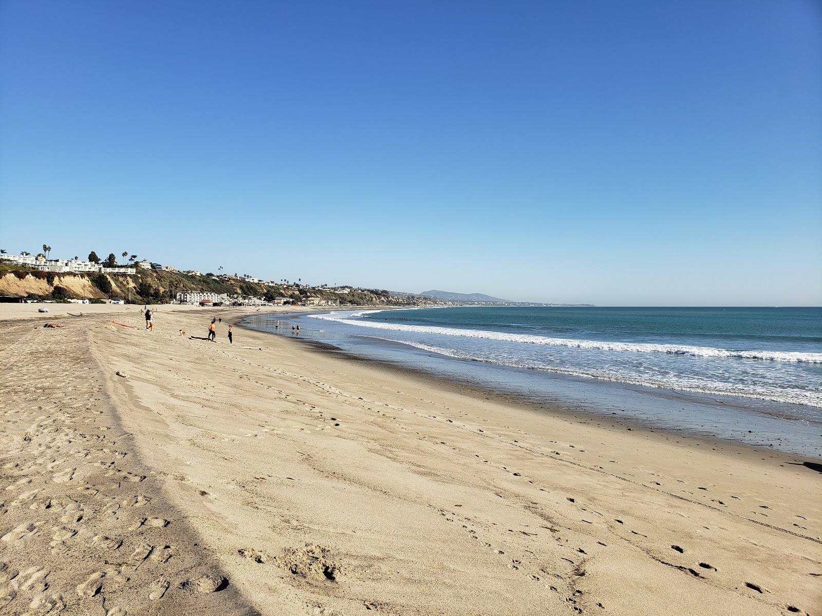 Fotografija Doheny beach z svetel pesek površino