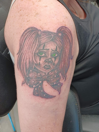Explore tiki tattoo ideas, creative tattoo ideas in Alexandria, available at Turtles Ink