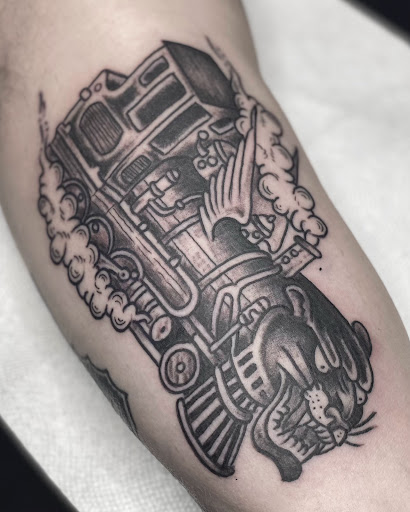 Explore hip tattoo ideas for females, creative tattoo ideas in White River Junction, available at Standard Company Tattoo