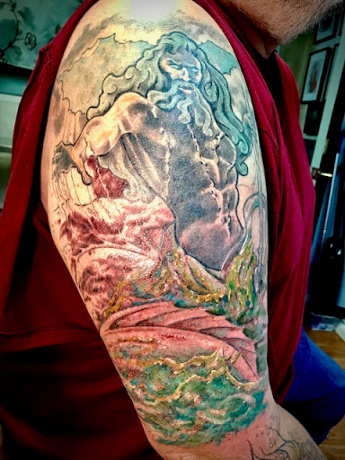 Explore first time tattoo ideas for guys, creative tattoo ideas in Olympia, available at Primeval Ink Tattoo