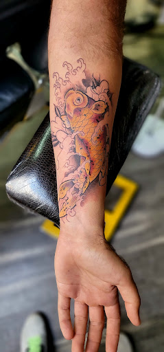 Explore santa tattoo ideas, creative tattoo ideas in Yakima, available at Wallflower Body Piercing & Crazy Ink Tattoo