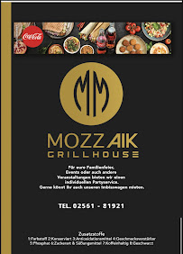 Grillhouse Mozzaik à Ahaus menu