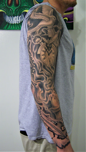 Explore symmetrical tattoo ideas, creative tattoo ideas in Hebron, available at Explosive Ink Tattoo