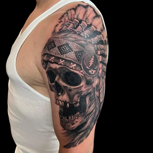Explore flower name tattoo ideas, creative tattoo ideas in Dubuque, available at The Crows Nest