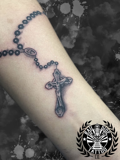 Explore chicano tattoo sleeve ideas, creative tattoo ideas in Dalton, available at Rail Side Tattoo Co. (no piercings)