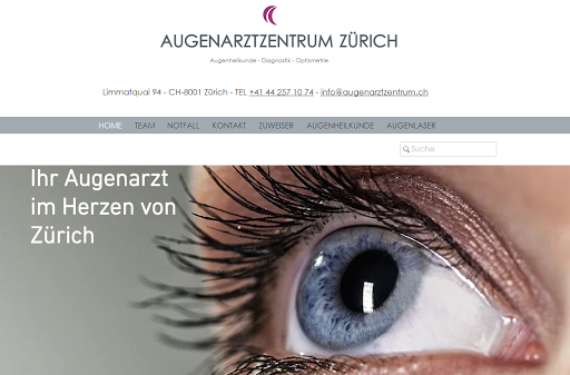 Ophthalmological clinics in Zurich