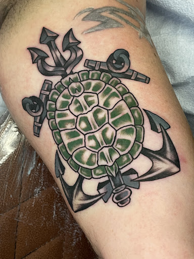 Explore business card size tattoo ideas, creative tattoo ideas in Georgetown, available at Iron Rite Tattoo South