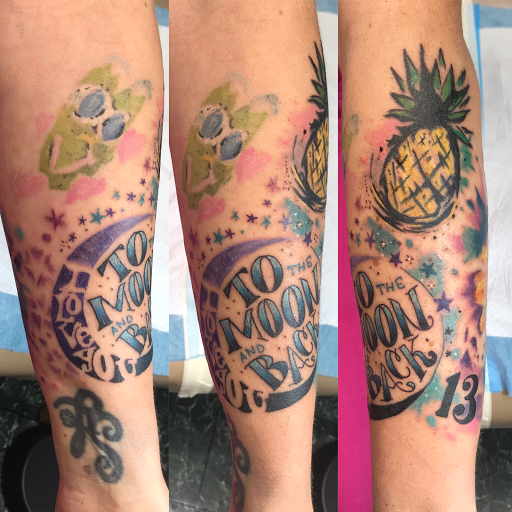 Explore strength tattoo ideas for females, creative tattoo ideas in Aurora, available at Ronin Tattoo Studio INC