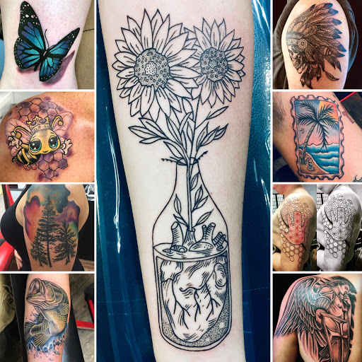Tattoo Shop «Endless Kreations Custom Tattoo & Piercing», reviews and photos, 101 Old Shackle Island Rd, Hendersonville, TN 37075, USA