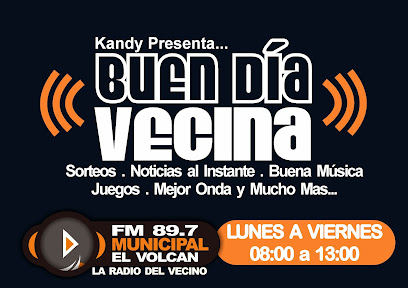 89.7mhz - FM Municipal El Volcán