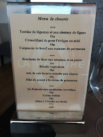 La Péniche à Deauville menu