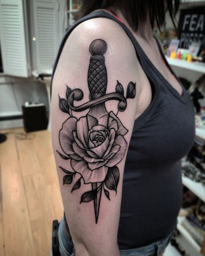 Explore willow tattoo ideas, creative tattoo ideas in Lewisburg, available at Rose and Dagger Tattoo