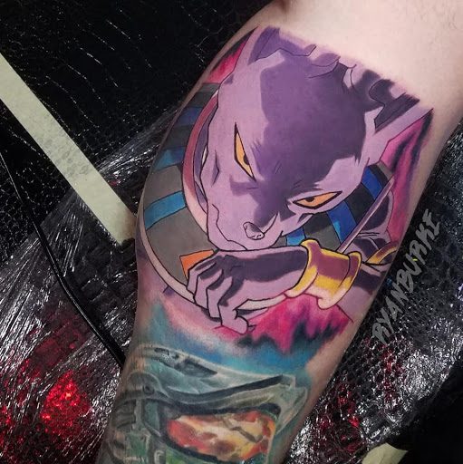 Explore tricep tattoo ideas, creative tattoo ideas in Forest Grove, available at Necropolis Tattoo