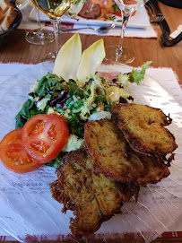 Escalope panée du Restaurant de spécialités alsaciennes La Halle aux Blés à Obernai - n°1