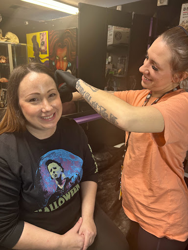 Explore initial tattoo ideas for females, creative tattoo ideas in Las Vegas, available at Work of Art Tattoo and Piercing