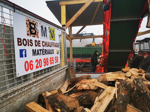 BMV: Magasin bois de chauffage sec et matériaux - vente et livraison bois Sarthe 72 Le-Mans Ballé Grez-En-Bouère Morannes à Vion