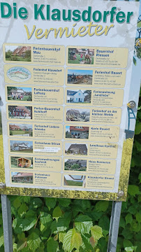 Hofcafe Klausdorf à Fehmarn carte