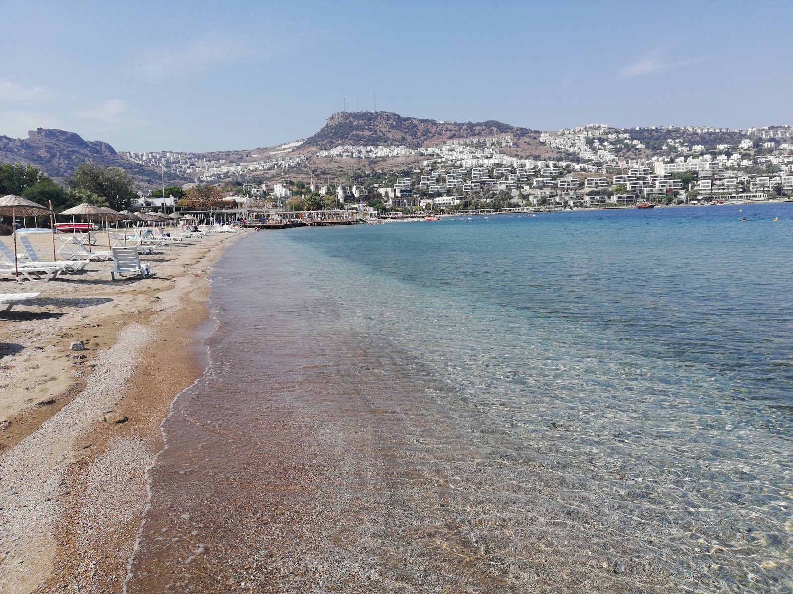 Gündoğan plajı'in fotoğrafı - Çocuklu aile gezginleri için önerilir