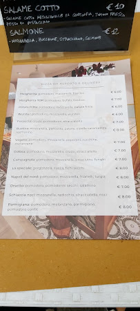 Menu / carte de Pane e Focaccia - Pagnotta Arte e Gusto à Lanzo Torinese
