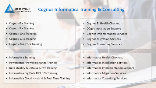 Cognos Informatica Training & Consulting Mumbai