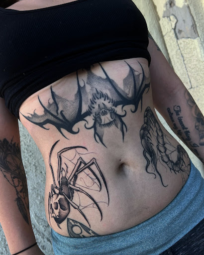 Explore penguin tattoo ideas, creative tattoo ideas in Las Vegas, available at Bad Apple Tattoo