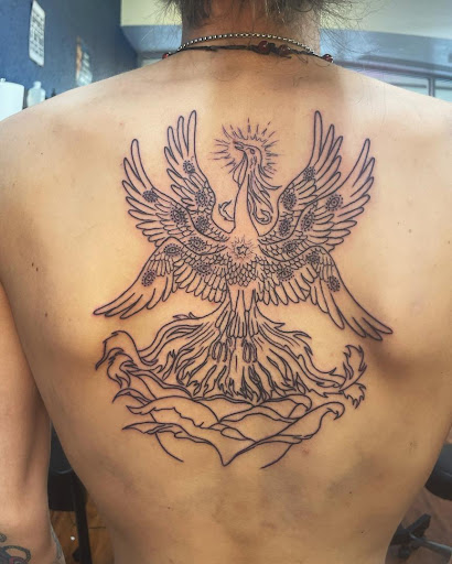 Explore r.i.p mom tattoo ideas, creative tattoo ideas in Cocoa, available at Rorschach Tattoo Shop and Piercing Studio