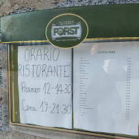 Menu du Palù della Fava à Campo Carlo Magno